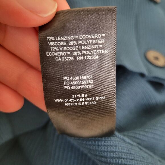 Aritzia Babaton Cardigan Sweater Womens XS Ribbed V-neck Classic buttons - Picture 11 of 12